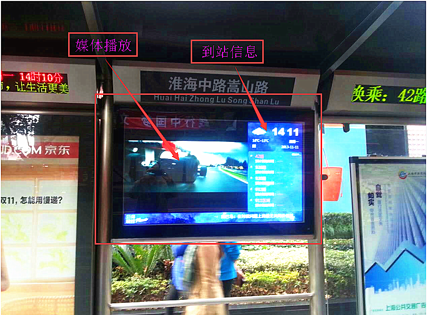 <b>65寸戶外公共交通傳媒廣告機</b>